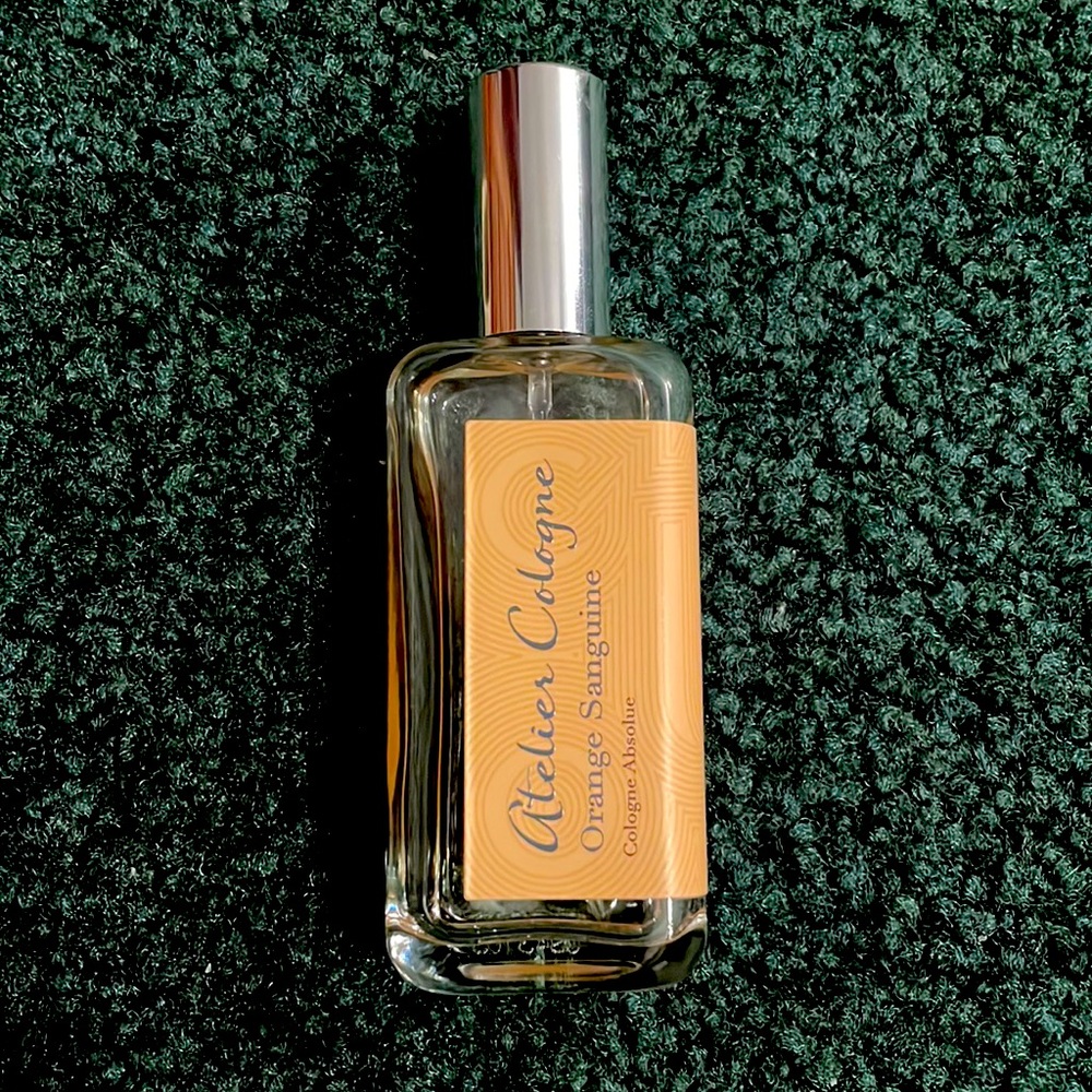 Atelier Orange Sanguine Cologne Absolue Pure Perfume Spray w/ Leather Case